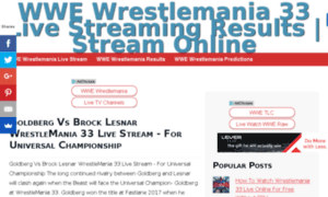 Wrestlemanialiveresult.com thumbnail