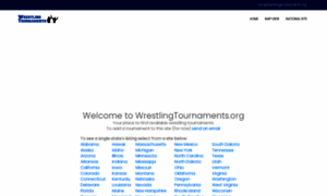 Wrestlingtournaments.org thumbnail