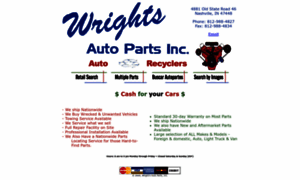 Wrightsautoparts.com thumbnail