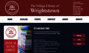 Wrightstownlibrary.org thumbnail