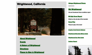 Wrightwoodcalifornia.com thumbnail