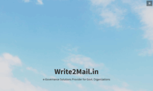 Write2mail.in thumbnail