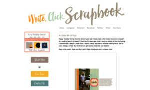 Writeclickscrapbook.com thumbnail