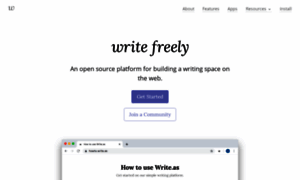 Writefreely.org thumbnail