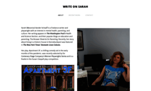 Writeonsarah.com thumbnail