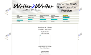 Writer2writer.com thumbnail