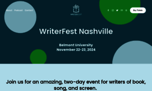 Writerfestnashville.com thumbnail