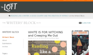 Writersblock.loft.org thumbnail