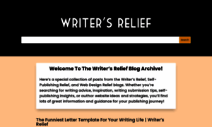 Writersrelief.com thumbnail