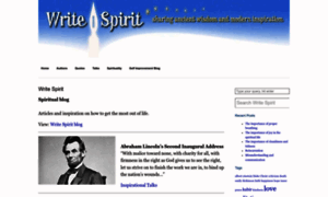 Writespirit.net thumbnail