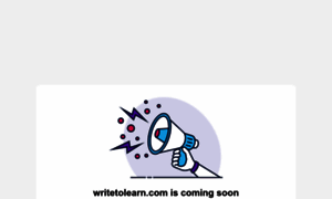 Writetolearn.com thumbnail