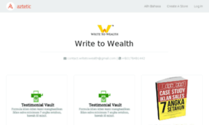 Writetowealth.aztetic.my thumbnail