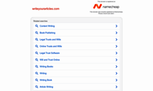 Writeyourarticles.com thumbnail