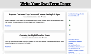 Writeyourowntermpaper.com thumbnail