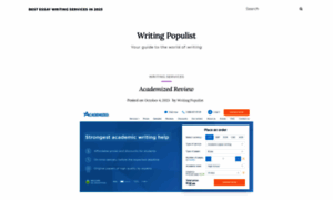 Writingpopulist.com thumbnail