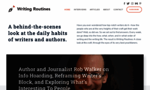 Writingroutines.com thumbnail