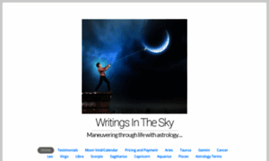 Writingsinthesky.com thumbnail