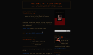 Writingwithoutpaper.blogspot.com thumbnail