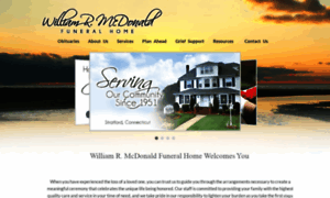 Wrmcdonaldfuneralhome.com thumbnail