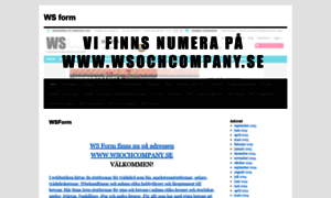 Wsform.se thumbnail