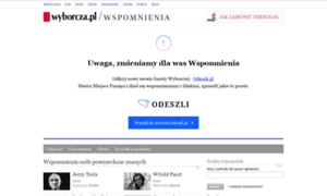 Wspomnienia.wyborcza.pl thumbnail
