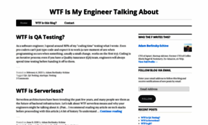 Wtfismyengineertalkingabout.com thumbnail