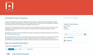 Wunderlist.uservoice.com thumbnail