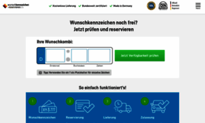 Wunschkennzeichen-reservieren.de thumbnail