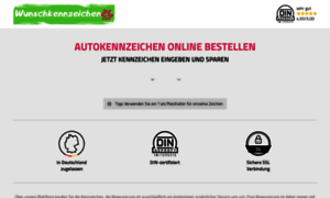 Wunschkennzeichen24.com thumbnail