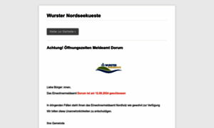 Wurster-nordseekueste.de thumbnail