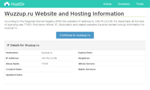 Wuzzup.ru.hostdir.org thumbnail
