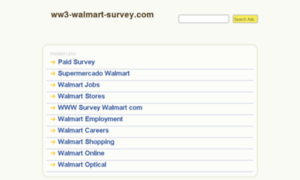 Ww3-walmart-survey.com thumbnail