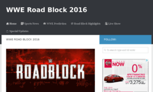 Wweroadblock2016.com thumbnail