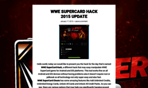 Wwesupercardhack2015.wordpress.com thumbnail