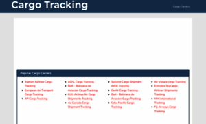 Www-cargotracking.com thumbnail