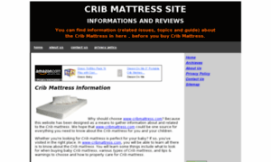 Www-cribmattress.com thumbnail