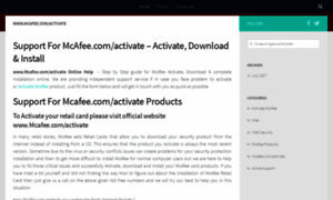 Www-mcafee-com-activate.org thumbnail