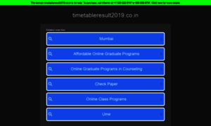 Www6.timetableresult2019.co.in thumbnail