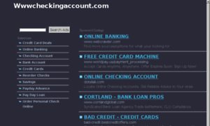 Wwwcheckingaccount.com thumbnail
