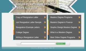 Wwwi.sample-resignation-letters.com thumbnail