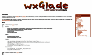 Wxglade.sourceforge.net thumbnail