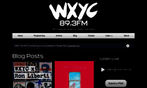 Wxyc.org thumbnail