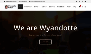 Wyandotte-nation.org thumbnail