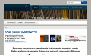 Wydawnictwa.awf.krakow.pl thumbnail