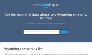 Wyoming.intercreditreport.com thumbnail