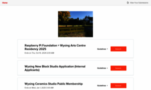 Wysingartscentre.submittable.com thumbnail