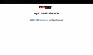 Wyso.music.wisc.edu thumbnail
