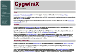 X.cygwin.com thumbnail