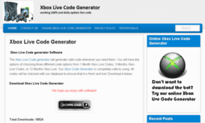 Xboxcodesgenerator.com thumbnail