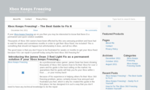 Xboxkeepsfreezing.org thumbnail